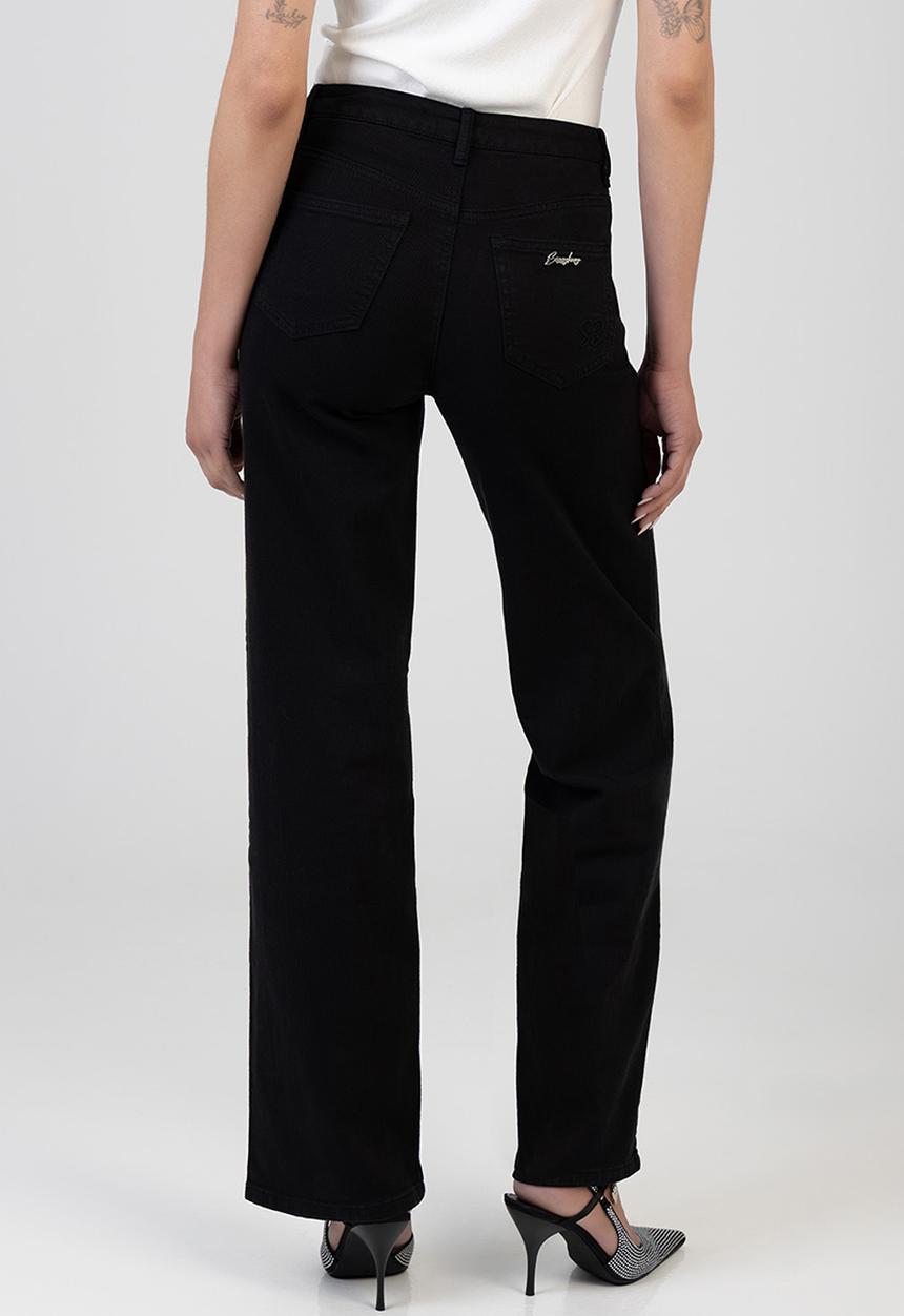 SISSY BOY - Nollene Wide Leg Jeans - Black