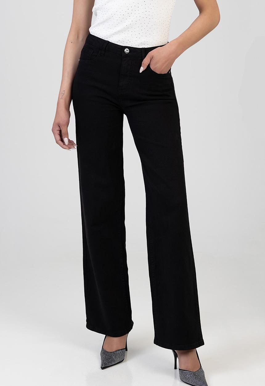 SISSY BOY - Nollene Wide Leg Jeans - Black
