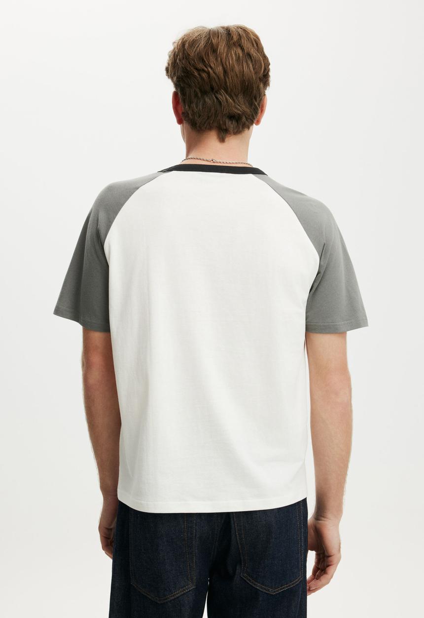 Cotton On - Fitted Graphic T-Shirt-Cloud / Slate Stone 33