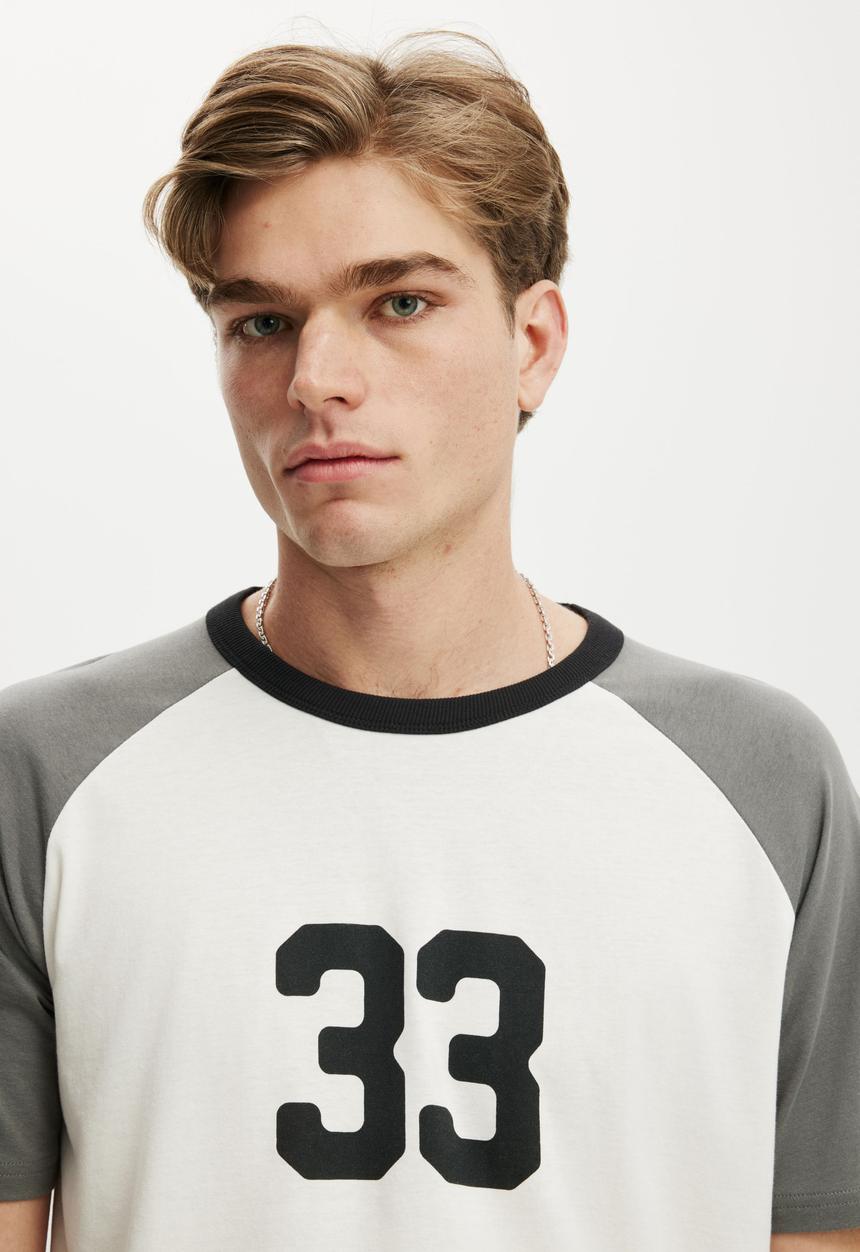 Cotton On - Fitted Graphic T-Shirt-Cloud / Slate Stone 33