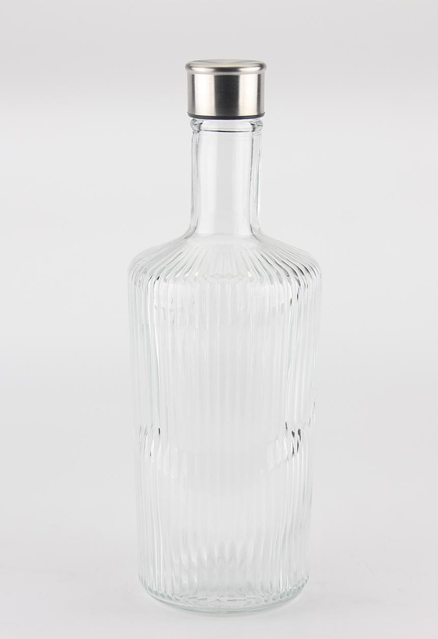Home Classix - Home Classix Glass Lined Lineage Bottle with S/S lid - clear