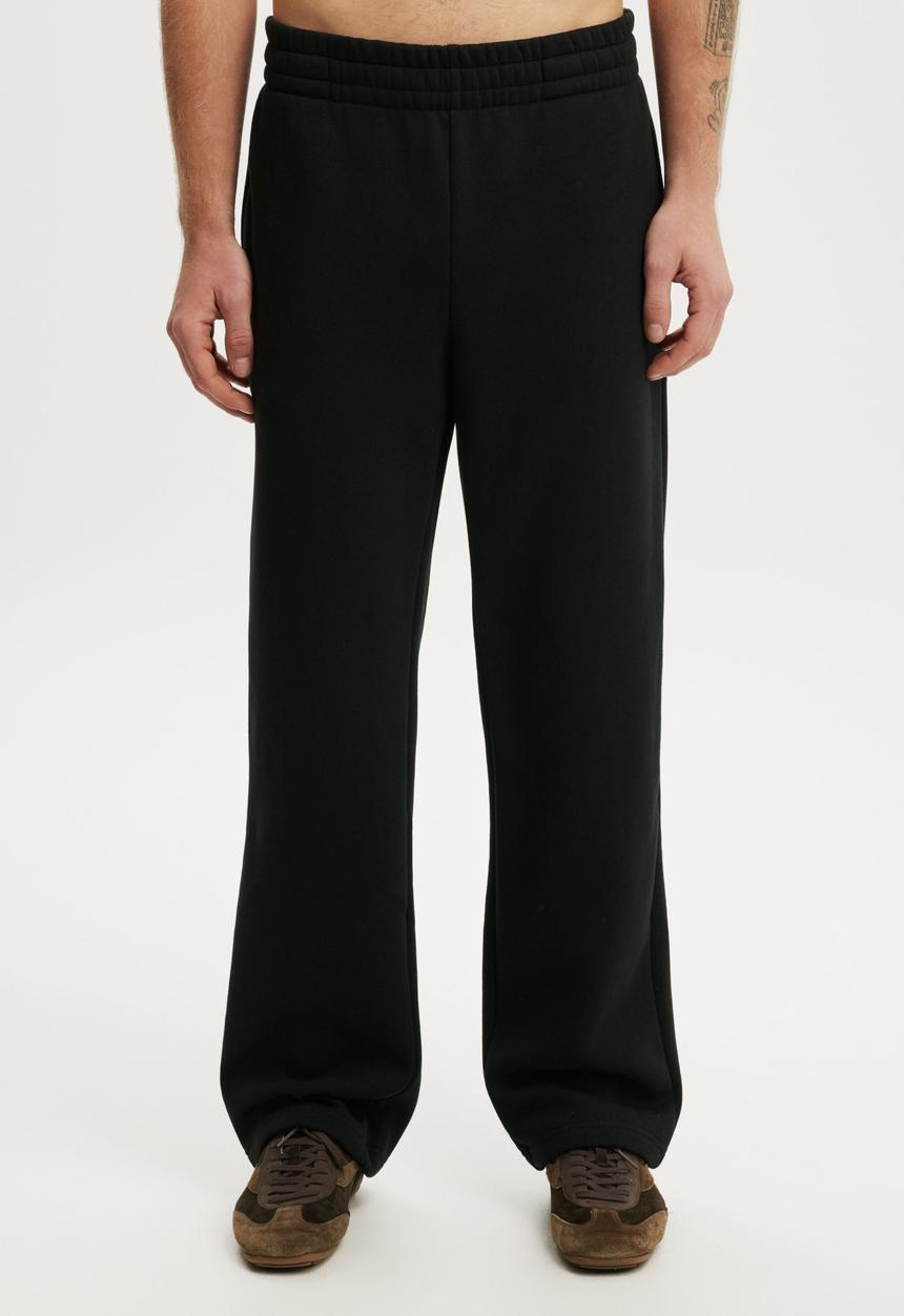 Cotton On - Baggy Track Pant - Black