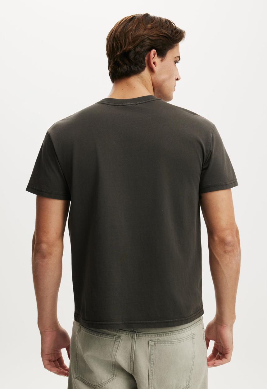 Cotton On - Fitted T-Shirt-Bitter Brown