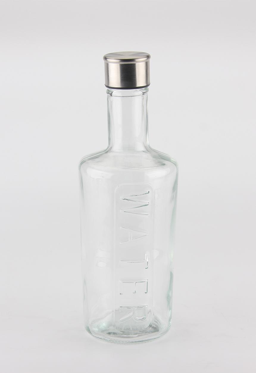 Home Classix - Home Classix Liquidity Glass Water Bottle with S/S lid - 1.0lt