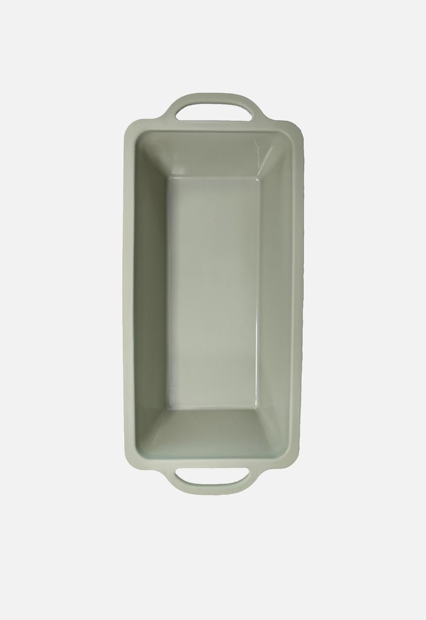 Home Classix - Home Classix Silicone Loaf Pan With Solid Handle - medium green