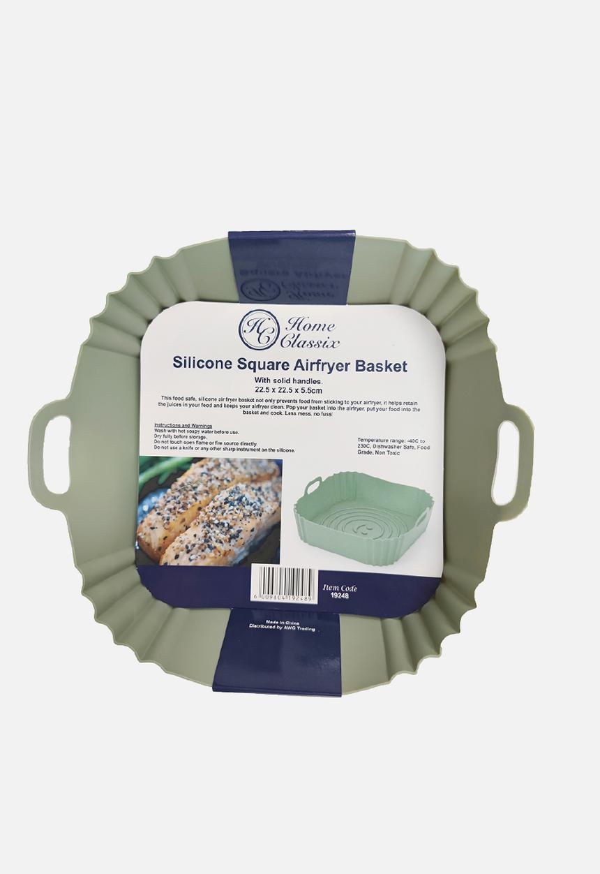 Home Classix - Home Classix Silicone Air fryer Square Liner - medium green