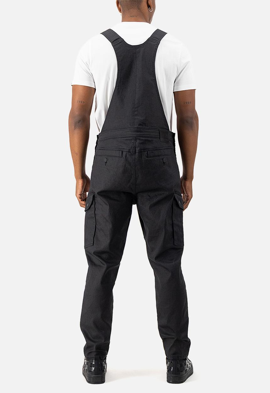 S.P.C.C - Shrapnel Dungaree Jeans - Black