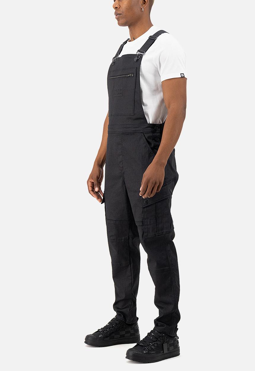S.P.C.C - Shrapnel Dungaree Jeans - Black