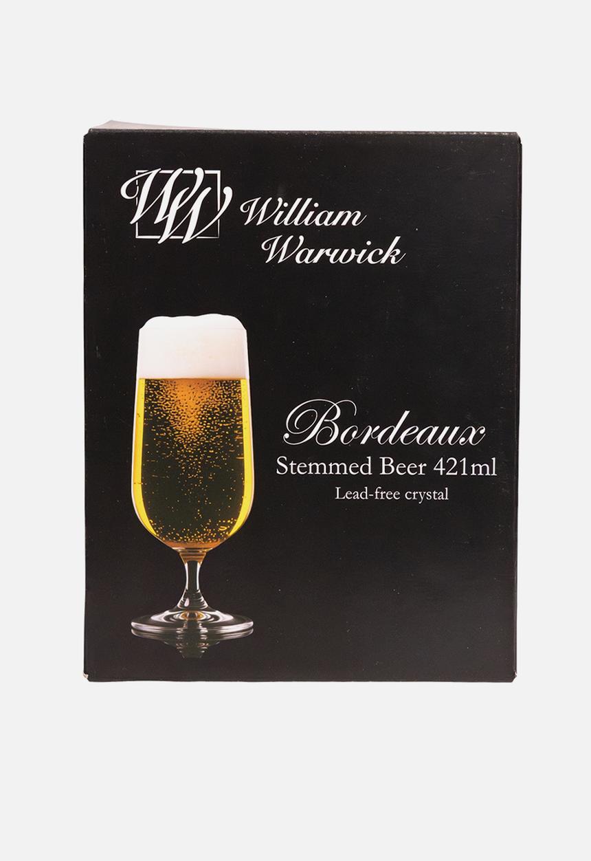 William Warwick - William Warwick Bordeaux  Stemmed Beer 421ml 4pc