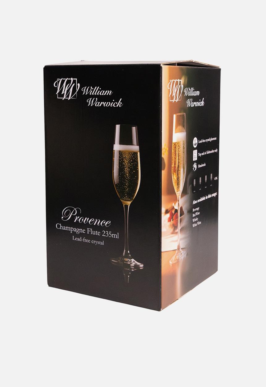 William Warwick - William Warwick Provence Champagne Flute 235ml 4pc