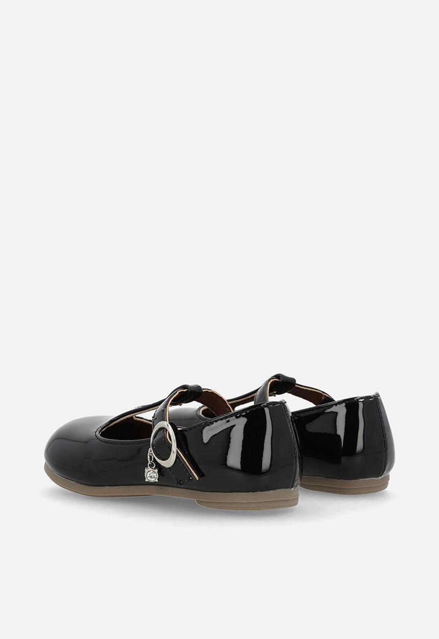 Pop Candy - T-bar mary jane flats - black