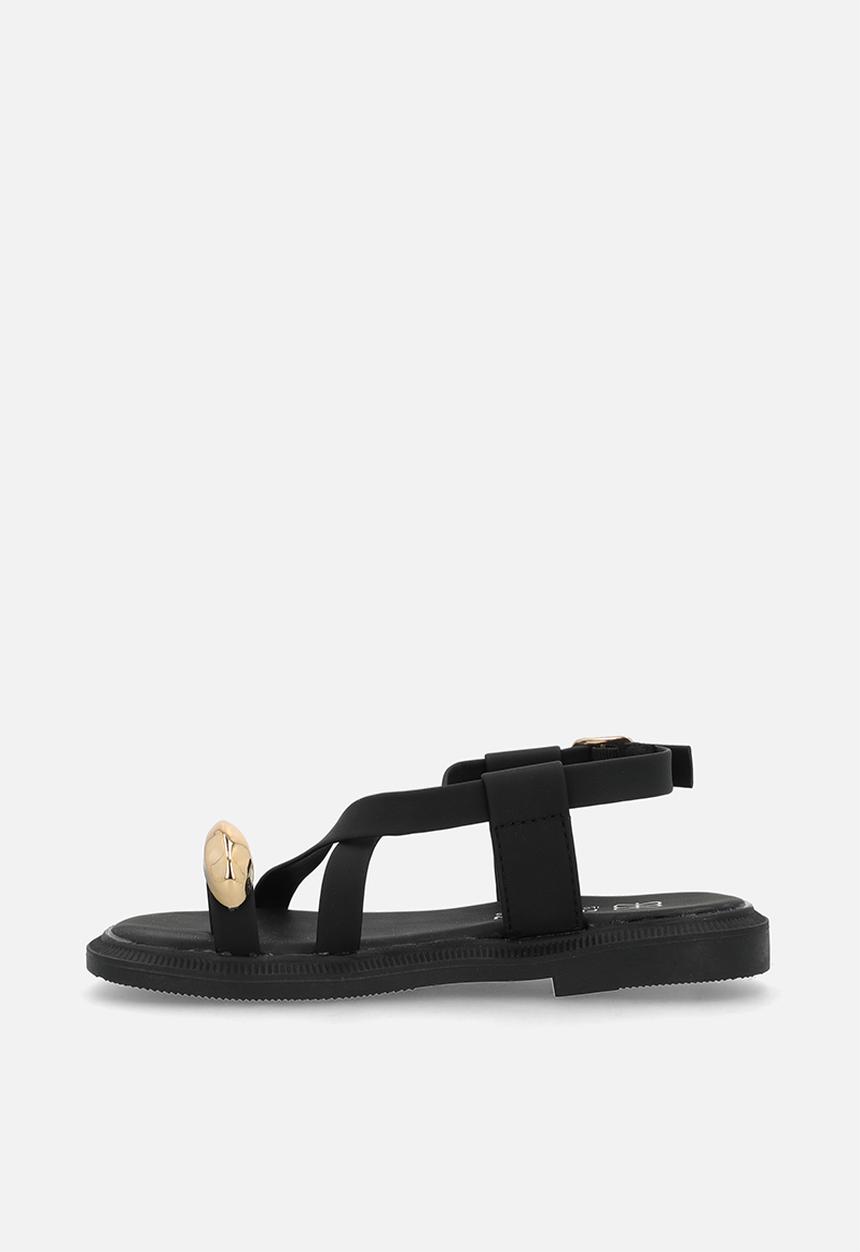 Pop Candy - Toe ring sandals - black