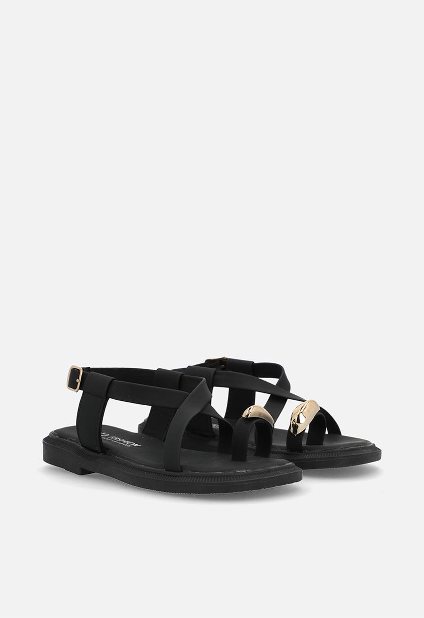 Pop Candy - Toe ring sandals - black