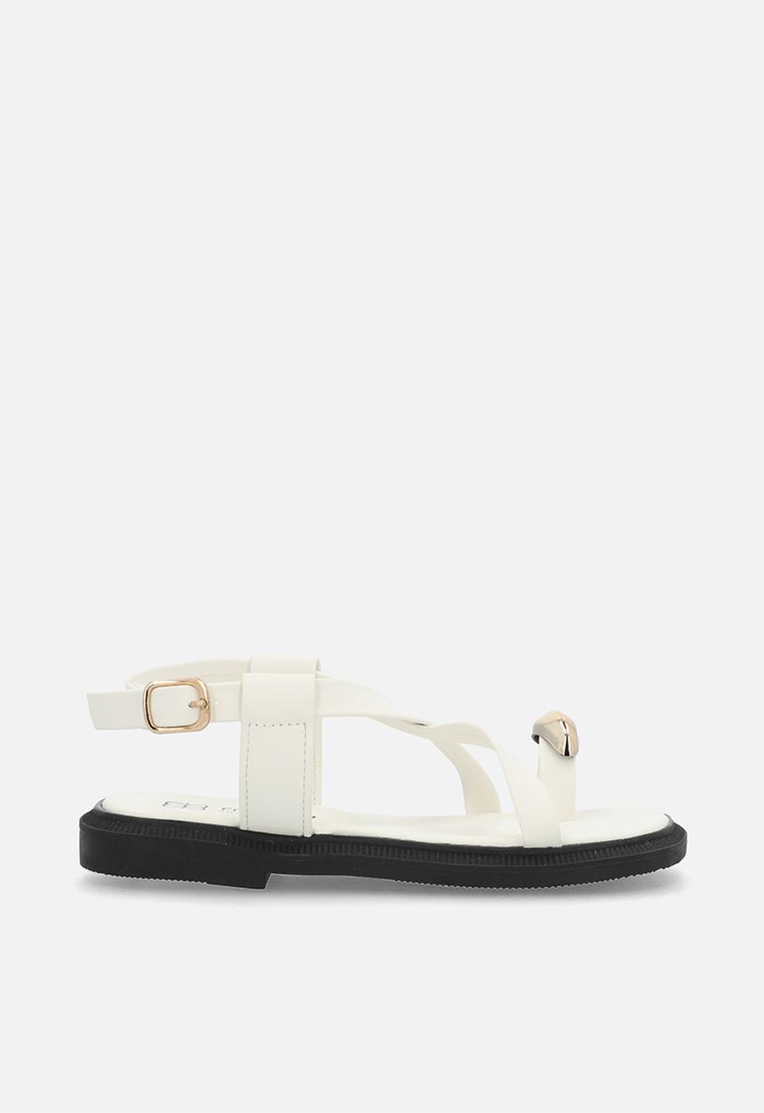 Pop Candy - Toe ring sandals - off white