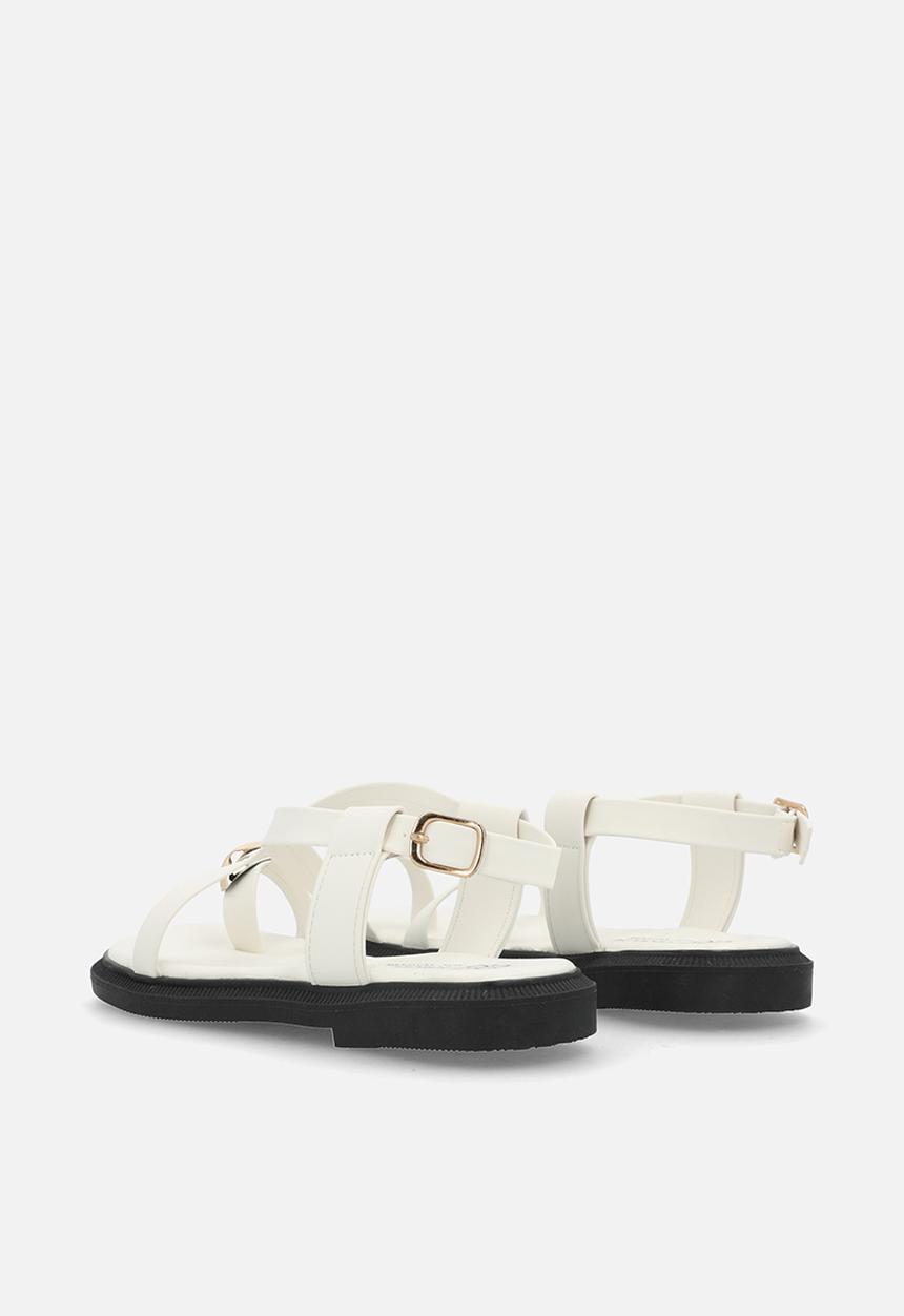 Pop Candy - Toe ring sandals - off white
