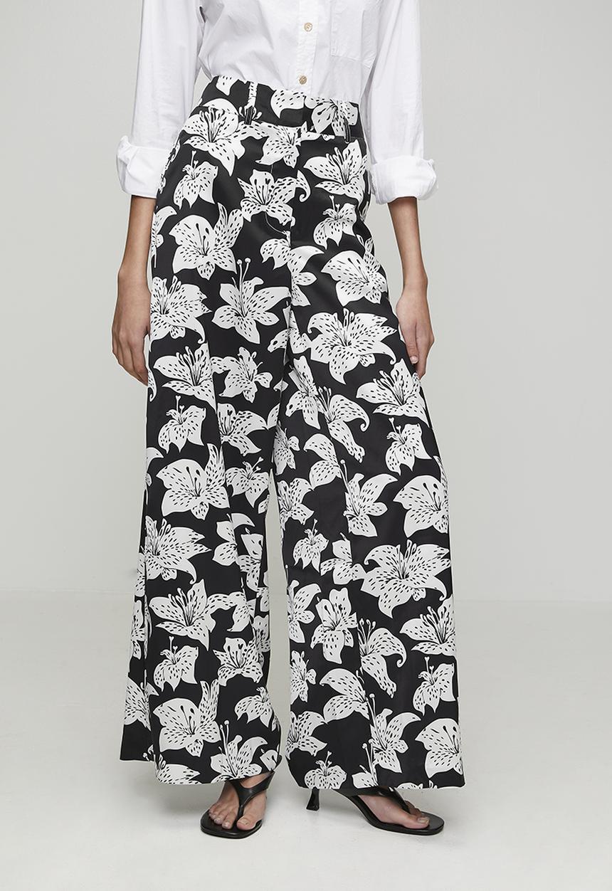 Pringle of Scotland - Pringle Lia Printed Pants - black & white