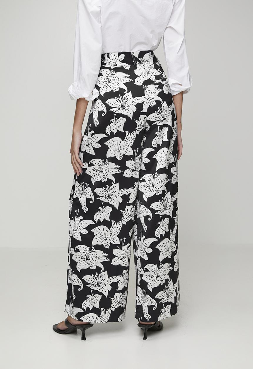 Pringle of Scotland - Pringle Lia Printed Pants - black & white