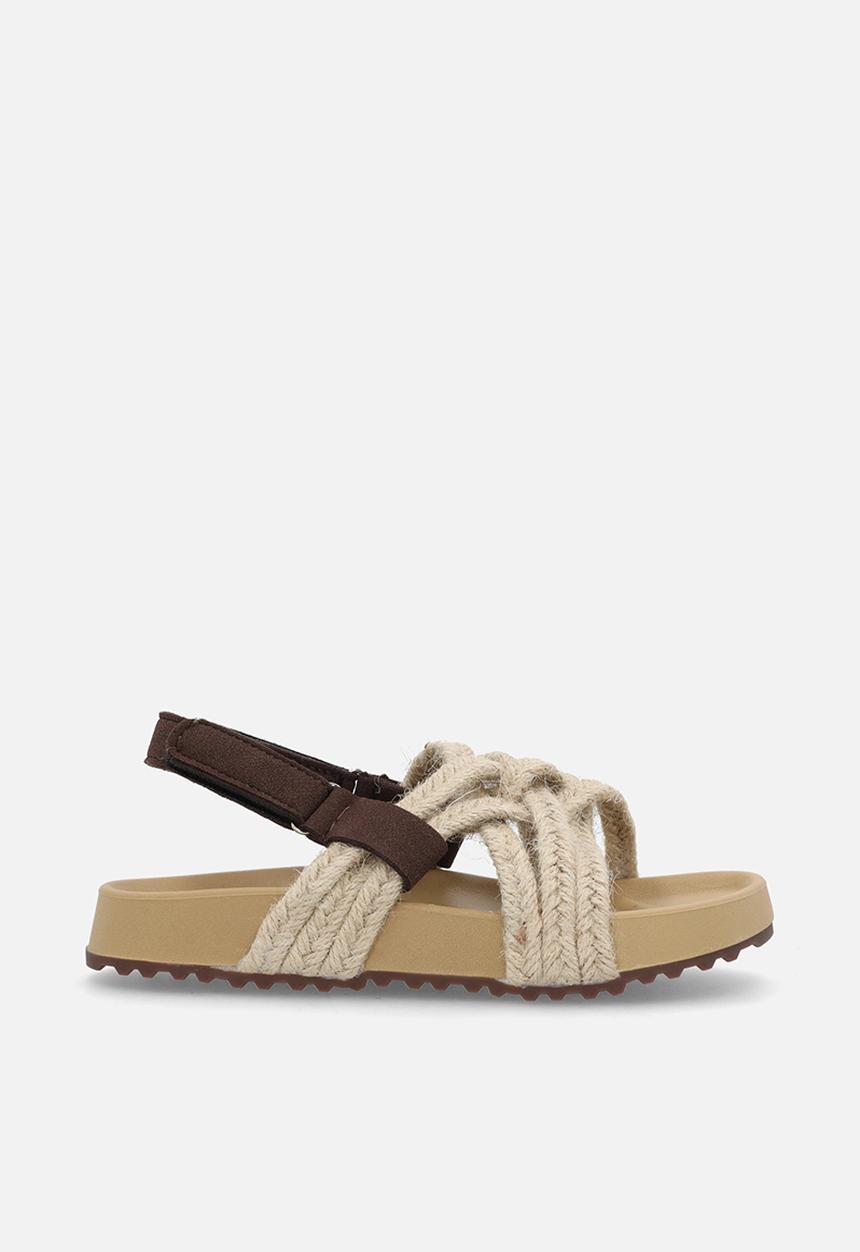 Pop Candy - Woven rope sandals - natural