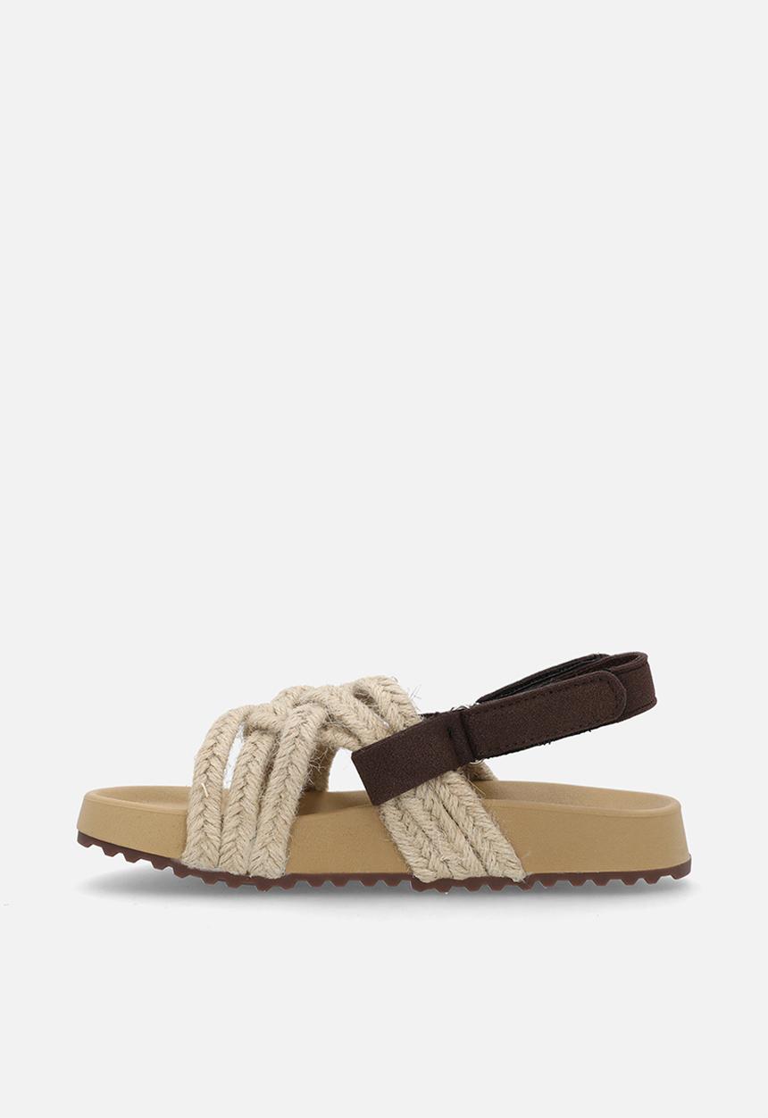 Pop Candy - Woven rope sandals - natural