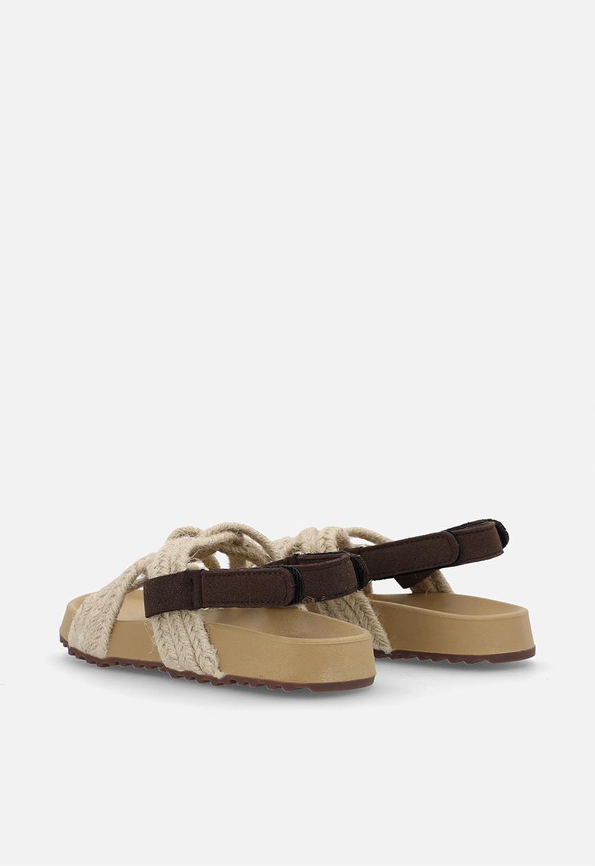 Pop Candy - Woven rope sandals - natural