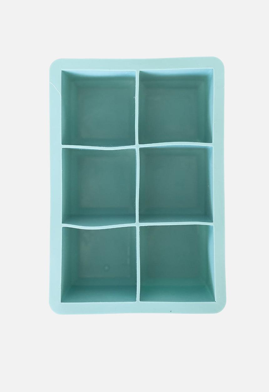 HC Silicone Items  - Home Classix Silicone 6 Square Ice Cube Tray - 16.5x11.5x5cm