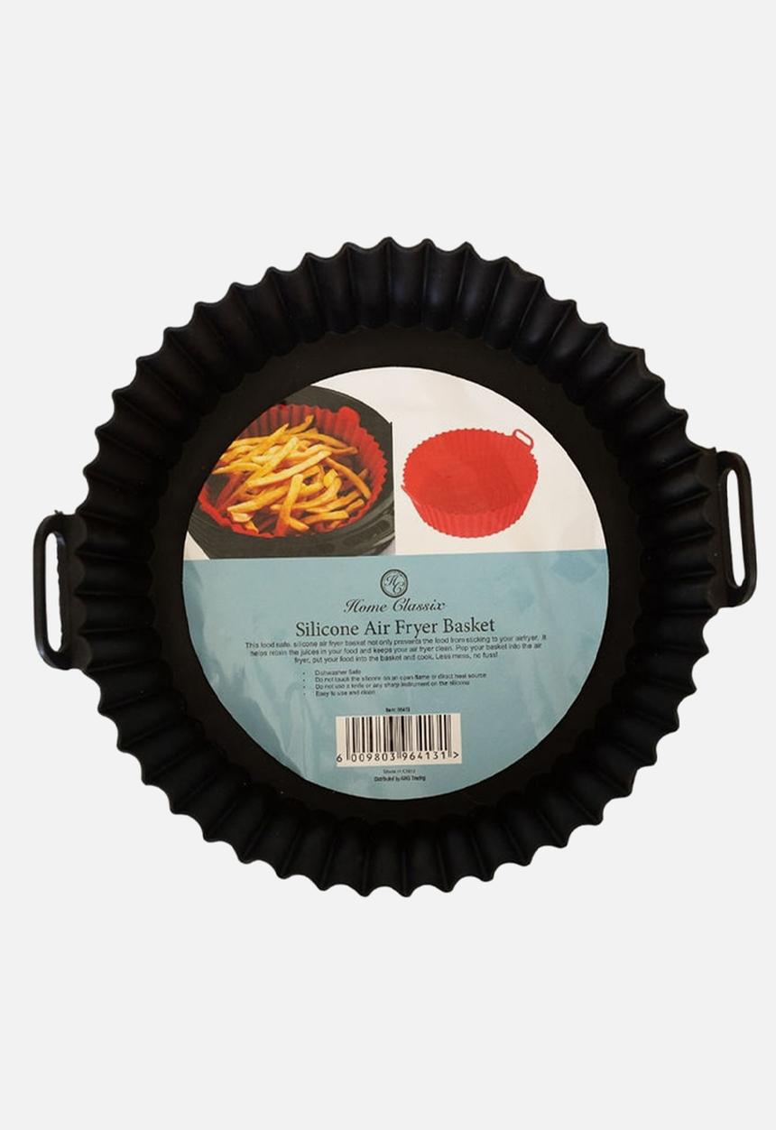Home Classix - Home Classix Large Silicone Air fryer Pan - 22.6x22.6x6.6cm