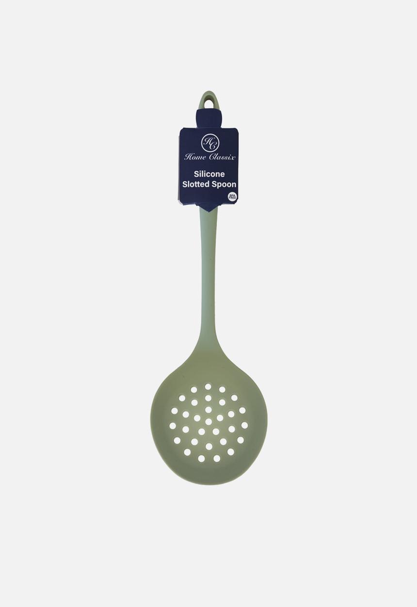HC Silicone Items  - Home Classix Silicone Slotted Spoon - 32x10.2cm