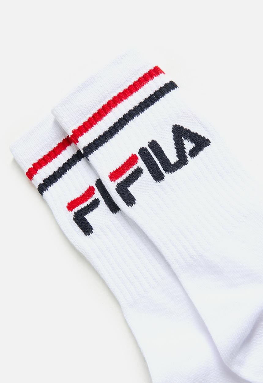 FILA - Stallone tube sock ladies (2pk) - white
