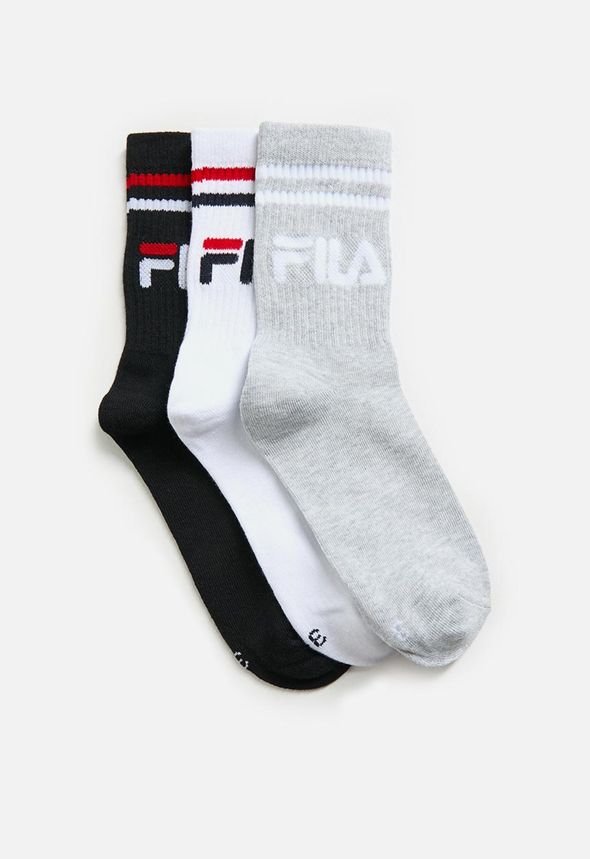 FILA - Stallone three quarter sock ladies 3pk - multi