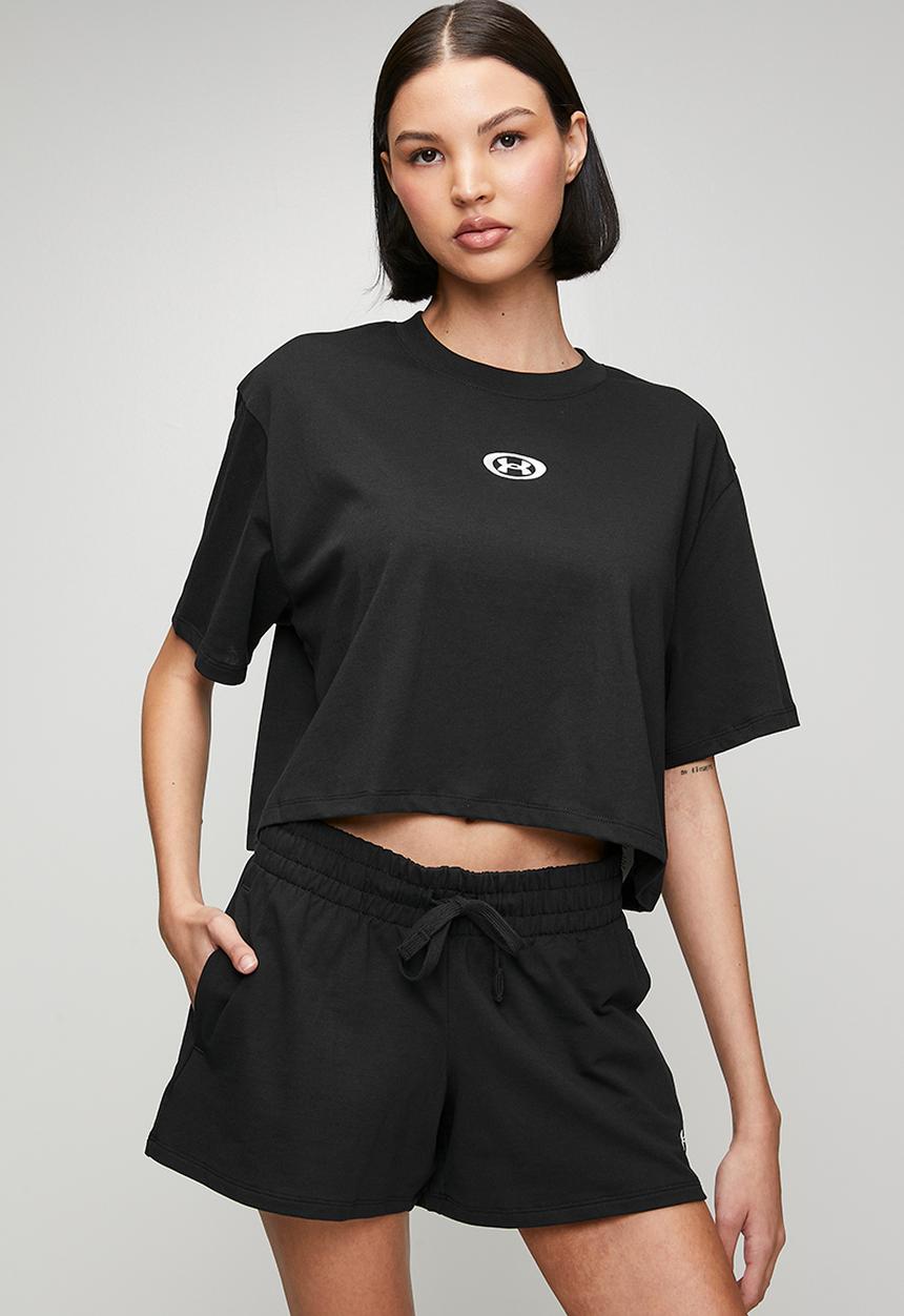 Under Armour - Ua W Center Lt Short Sleeve - Black/White