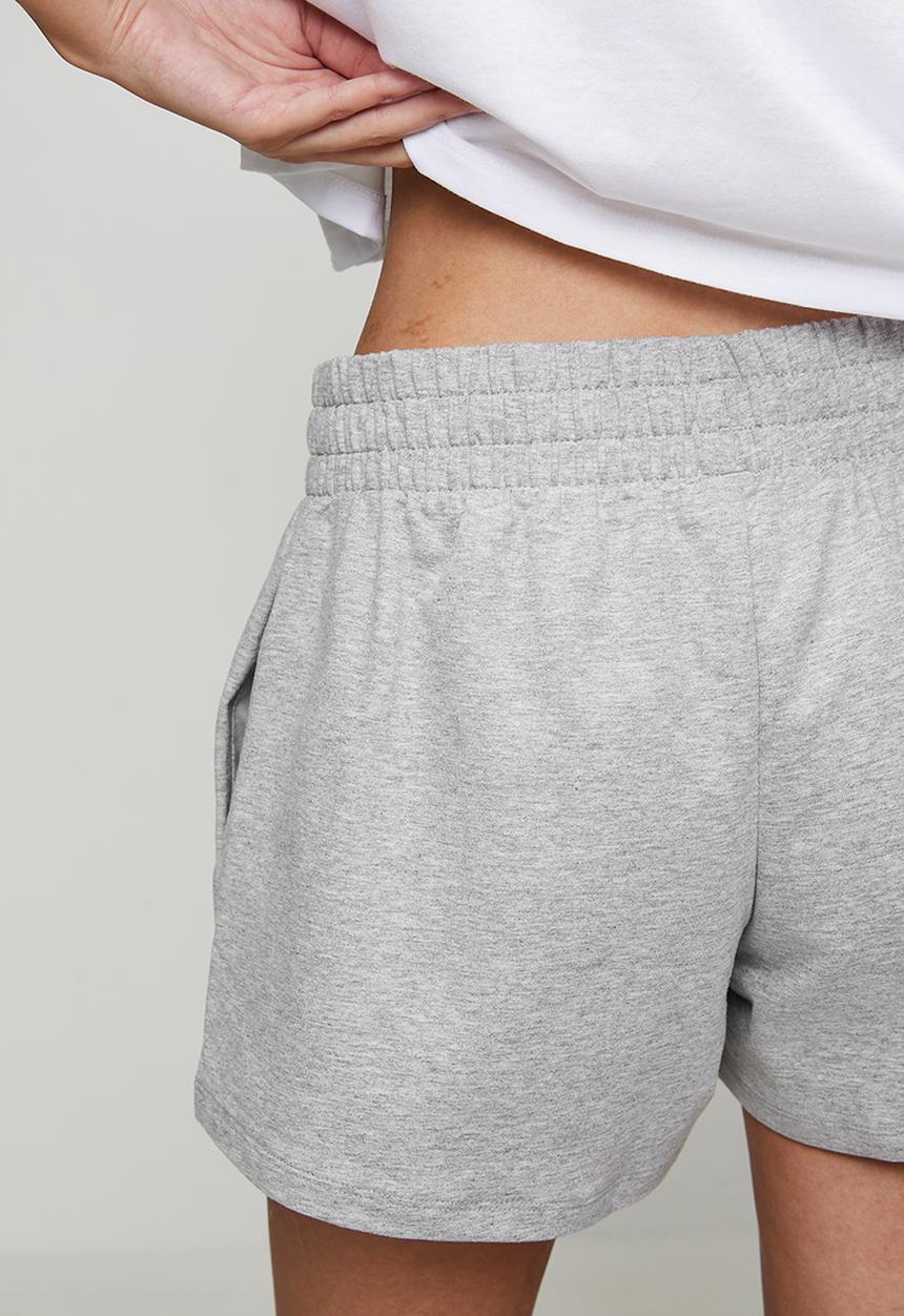 Under Armour - Ua Sport Terry Short - Mod Gray Light Heather/White