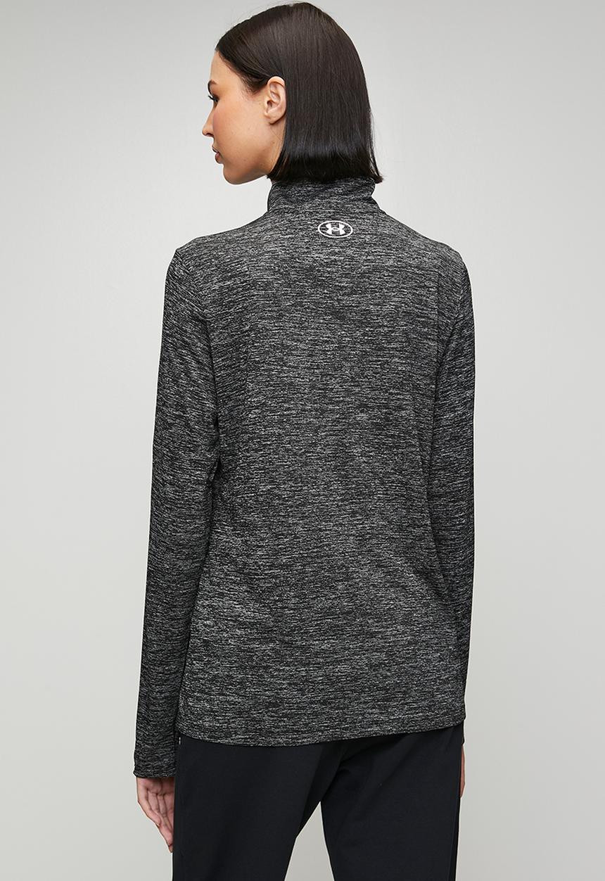 Under Armour - Tech 1/2 Zip- Twist - Black/White