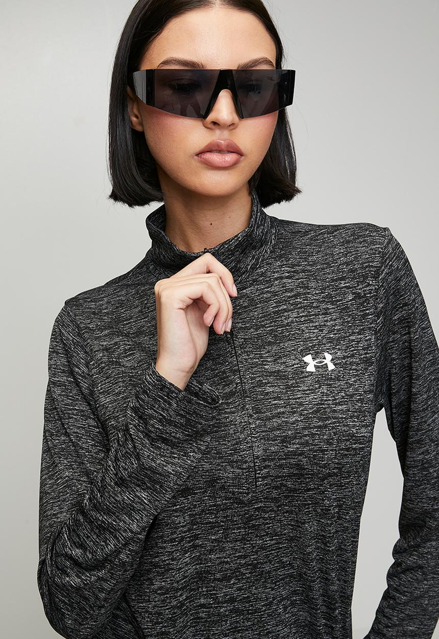 Under Armour - Tech 1/2 Zip- Twist - Black/White