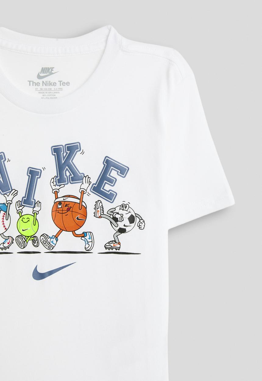 Nike - Nkb Multi Sportsball Tee - White