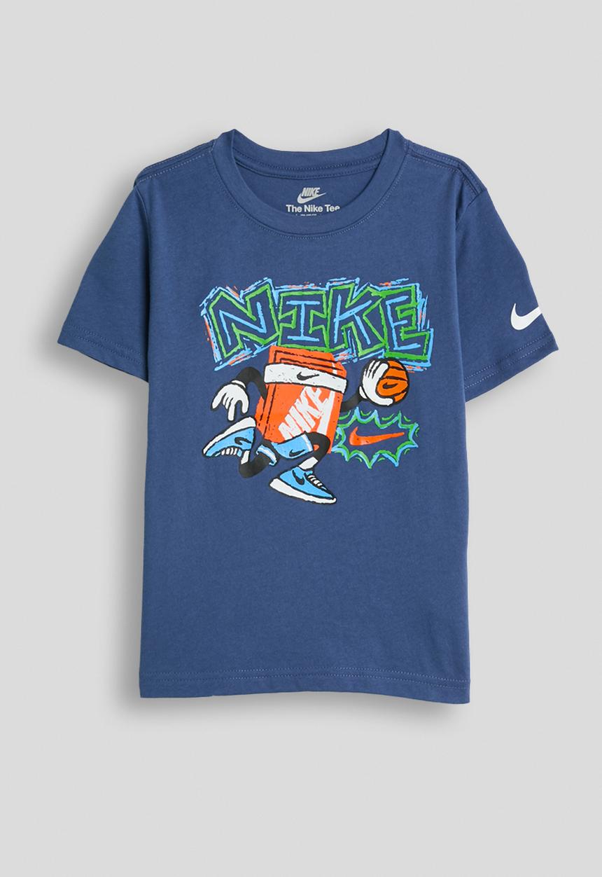 Nike - Nkb Chalky Boxy Bball Tee - Mystic Navy