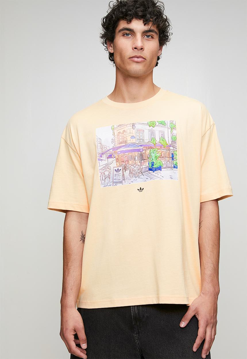 adidas Originals - PAIN PARIS Tee  - crystal sand