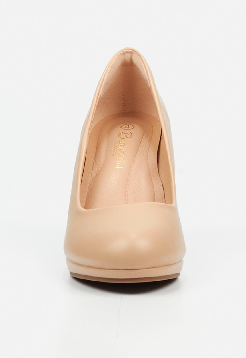 Butterfly Classics - Amethyst 1 court heel - beige