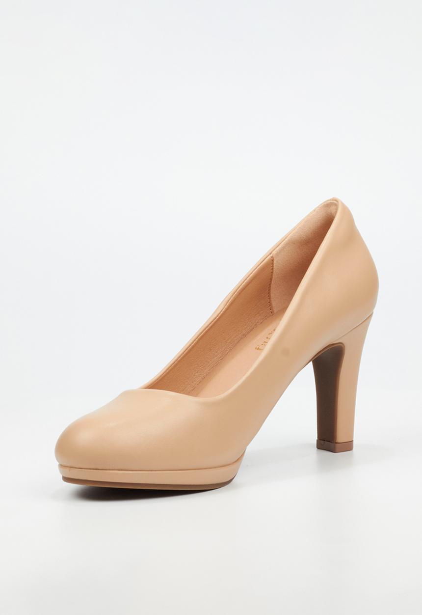Butterfly Classics - Amethyst 1 court heel - beige