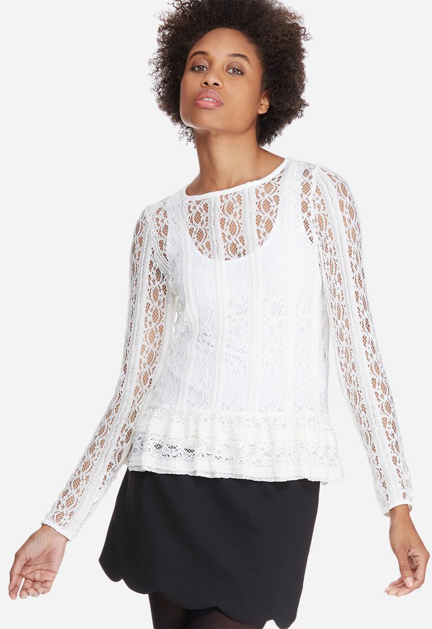 Vero Moda - Bibbi frill top