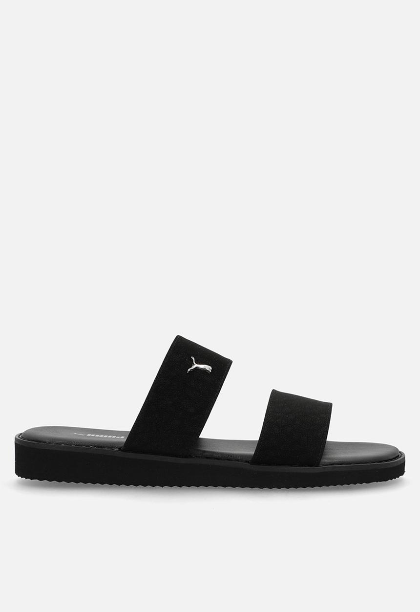 PUMA - Gracecat Dbl Strap Feather ZADP -  Black/ Black/ Silver