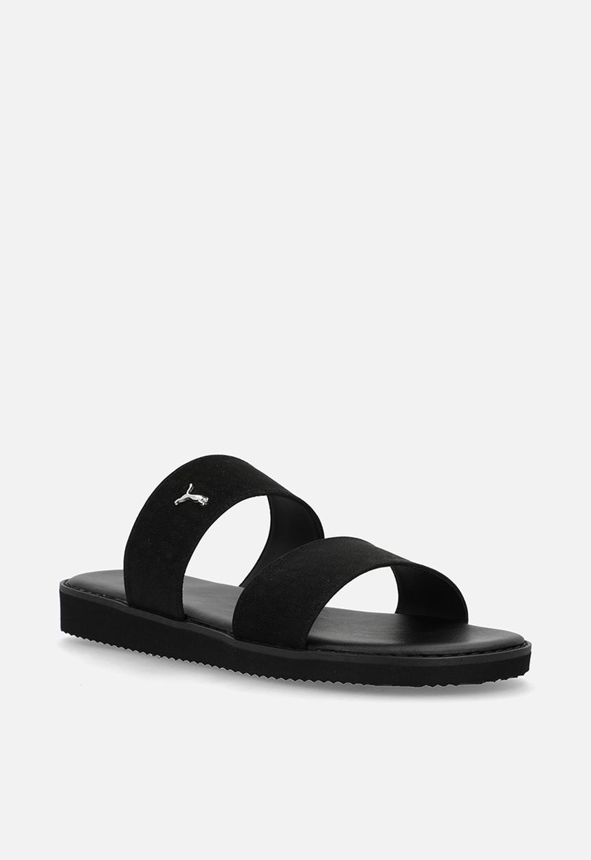 PUMA - Gracecat Dbl Strap Feather ZADP -  Black/ Black/ Silver