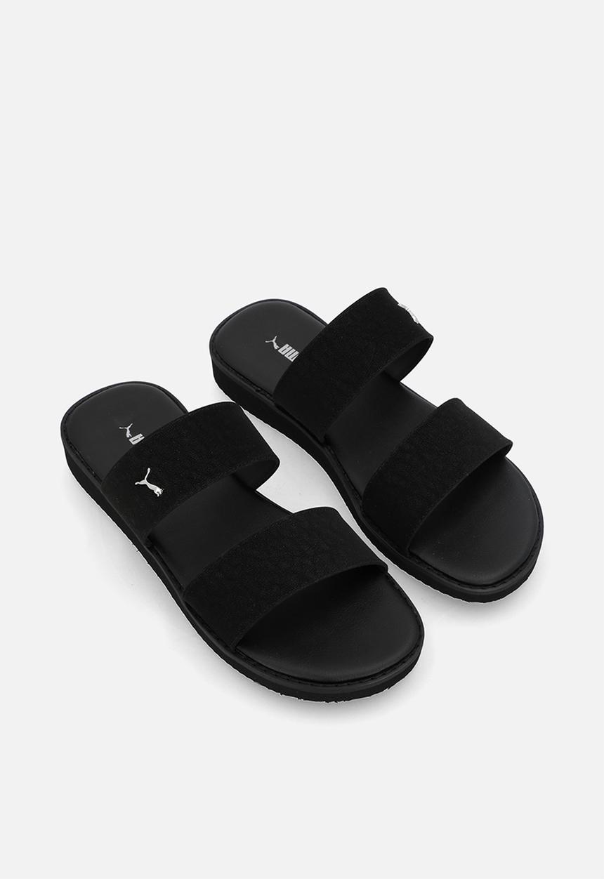PUMA - Gracecat Dbl Strap Feather ZADP -  Black/ Black/ Silver