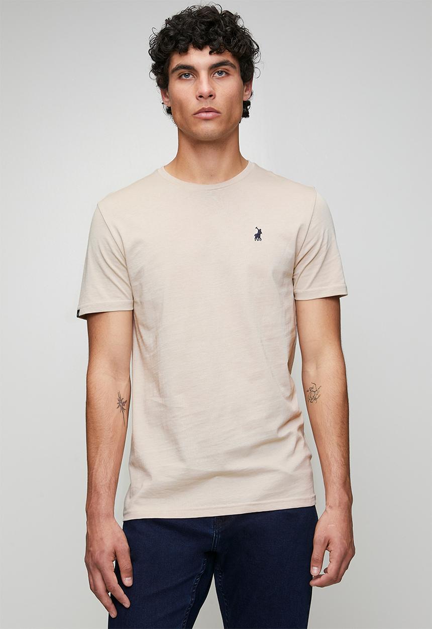 POLO - MENS ESSENTIAL CREW NECK SS TEE - Grey