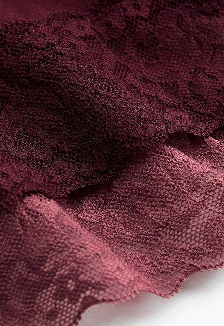 H&M - 5-pack hipster briefs - burgundy/dark pink