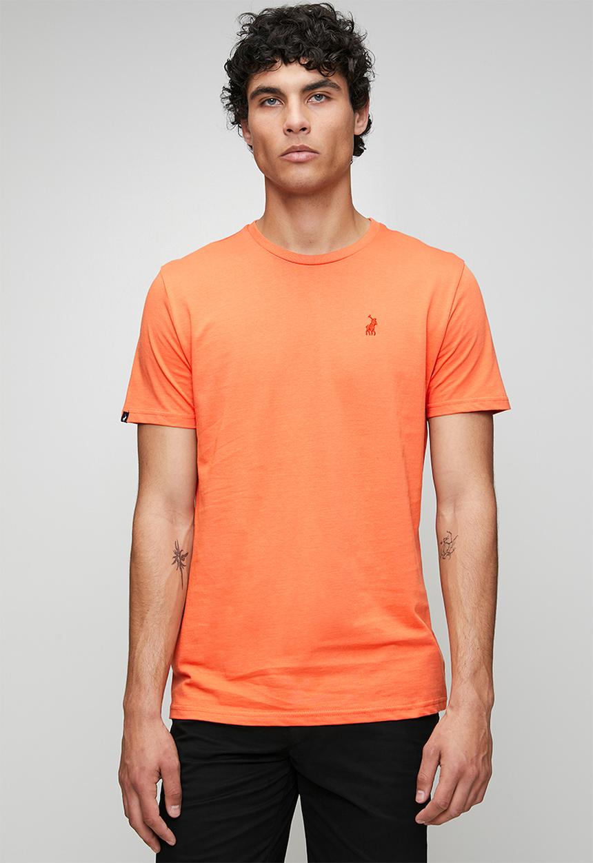 POLO - MENS ESSENTIAL CREW NECK SS TEE - Orange