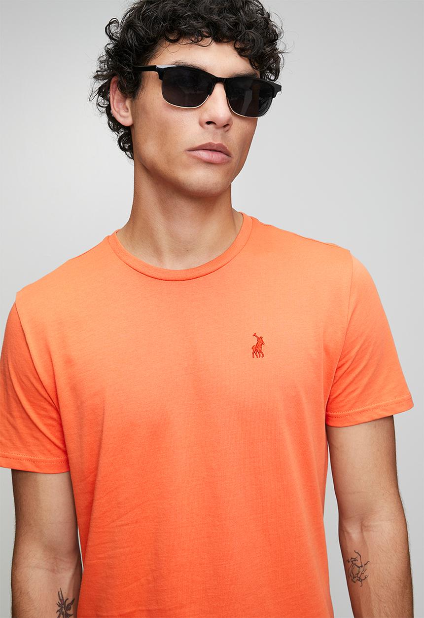 POLO - MENS ESSENTIAL CREW NECK SS TEE - Orange