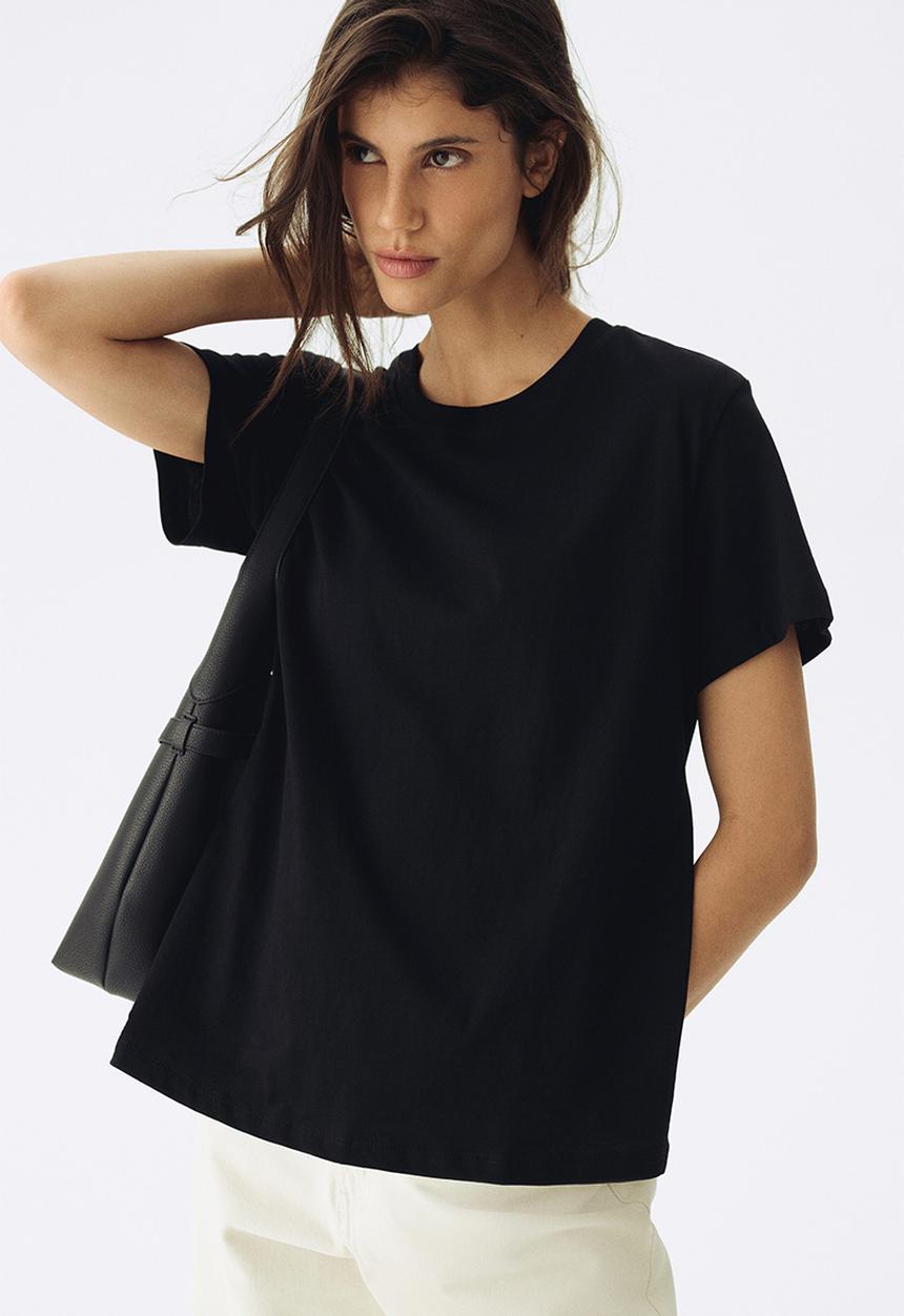 H&M - Mama cotton nursing T-shirt - black