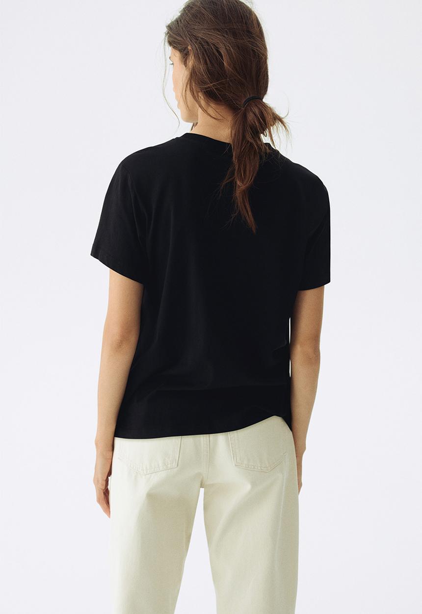 H&M - Mama cotton nursing T-shirt - black