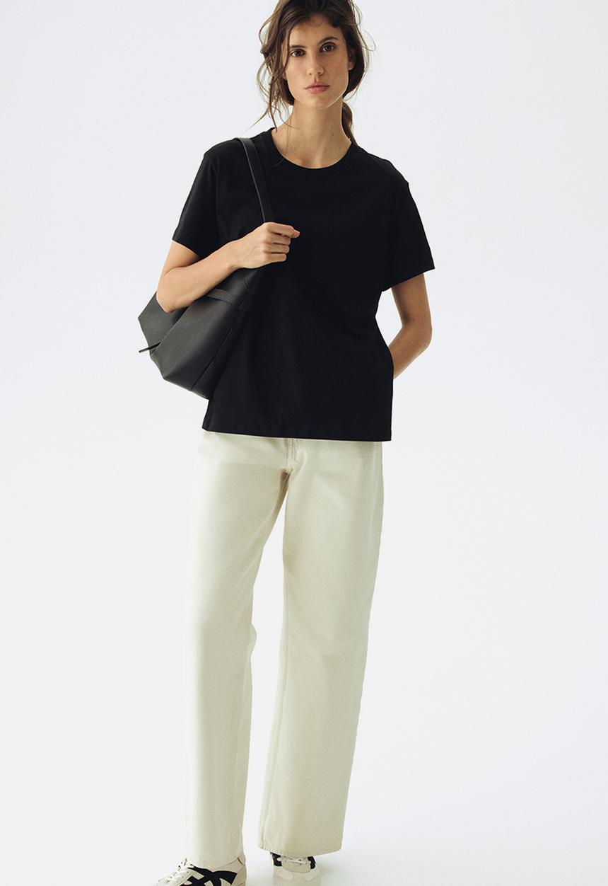 H&M - Mama cotton nursing T-shirt - black
