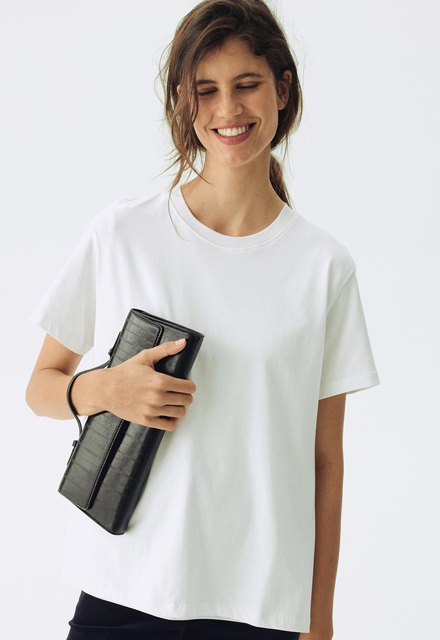 H&M - Mama cotton nursing t-shirt - white